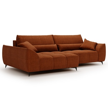 Sedacia súprava MEDA ľavá, oranžová 3