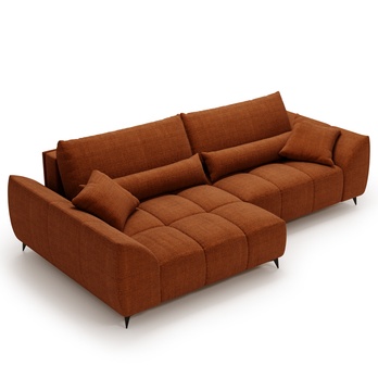 Sedacia súprava MEDA ľavá, oranžová 4