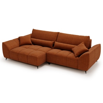 Sedacia súprava MEDA ľavá, oranžová 5