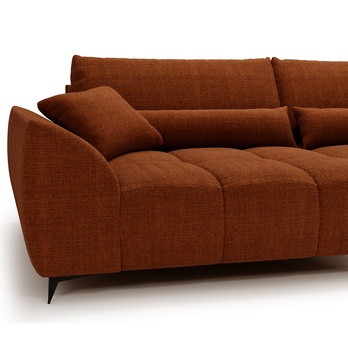 Sedacia súprava MEDA ľavá, oranžová 7