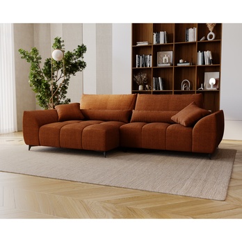 Sedacia súprava MEDA ľavá, oranžová 8