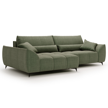 Sedacia súprava MEDA ľavá, machová 6