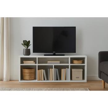 TV komoda MEDAD biela 1