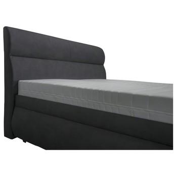 Posteľ MEDINE antracitová, 160x200 cm 4