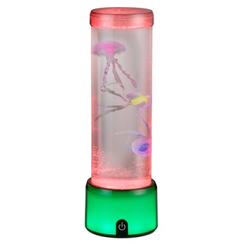 Stolná lampa MEDUSA šedá/priehľadná 1