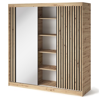 Šatníková skriňa MEERIO II dub artisan 3
