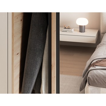 Šatníková skriňa MEERIO dub artisan 10