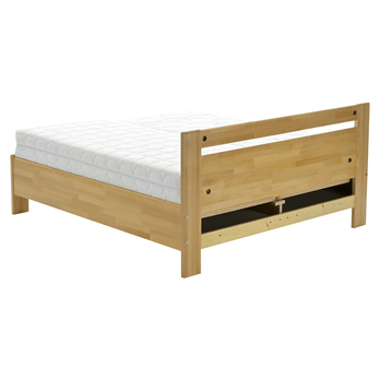 Posteľ s výklopným roštom MEGAN LUX buk, 180x200 cm 3