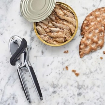 Otvárač na konzervy MEISTERKOCH OPTIMUS strieborná/čierna 1