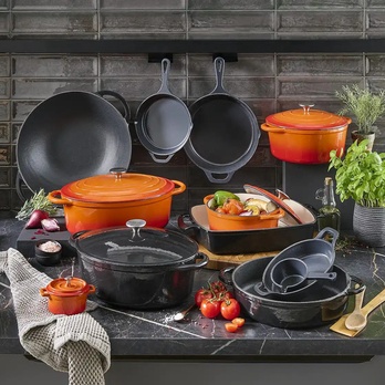 Liatinová panvica MEISTERKOCH OPUS čierna, priemer 26 cm 1