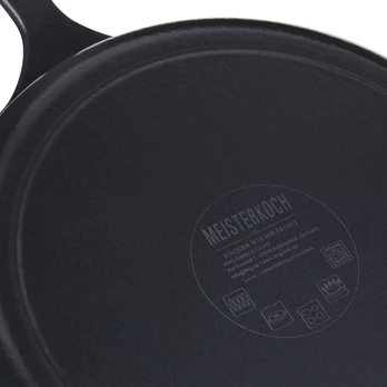 Liatinová panvica MEISTERKOCH OPUS čierna, priemer 26 cm 6