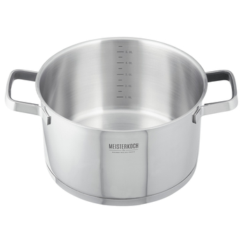 Sada hrncov MEISTERKOCH RADIUS 7 ks (3 hrnce, 1 rajnica, 3 pokrievky) 10