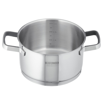 Sada hrncov MEISTERKOCH RADIUS 7 ks (3 hrnce, 1 rajnica, 3 pokrievky) 14