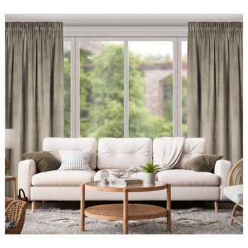 Záves MELANIE 2 hnedá, 140x270 cm 1