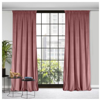 Záves MELANIE 2 tmavoružová, 140x270 cm 1