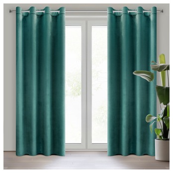 Záves MELANIE tyrkysová 2