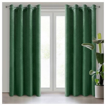 Záves MELANIE tmavozelená 2