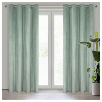 Záves MELANIE svetlá mätová 1