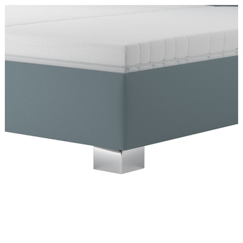 Posteľ s matracom MELISSA sivomodrá, 180x200 cm 4