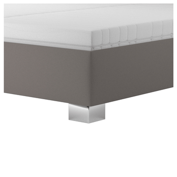 Posteľ s matracom MELISSA sivohnedá, 140x200 cm 3