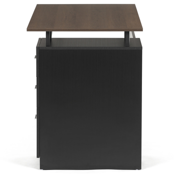 Písací stôl MELMEN orech/čierna 3