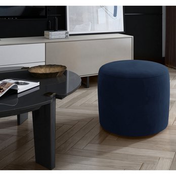 Taburet MELVINA tmavomodrá 1