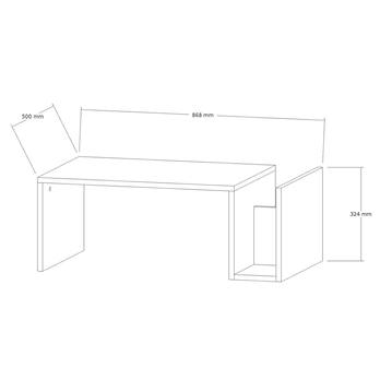 Konferenčný stolík MEMO mramor 5