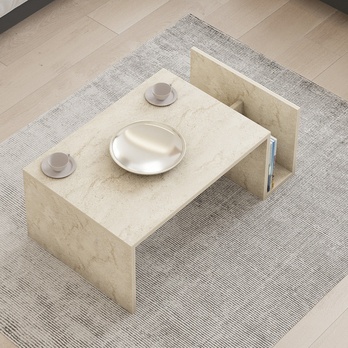 Konferenčný stolík MEMO travertín 4