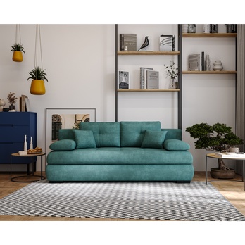 Pohovka MEMO zelenomodrá 1