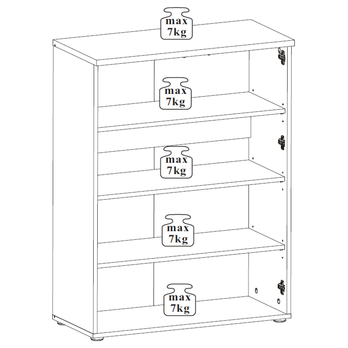Komoda MEMPHIS 23 dub artisan 2