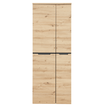 Skriňa MEMPHIS II dub artisan/grafitová, šírka 75 cm 2