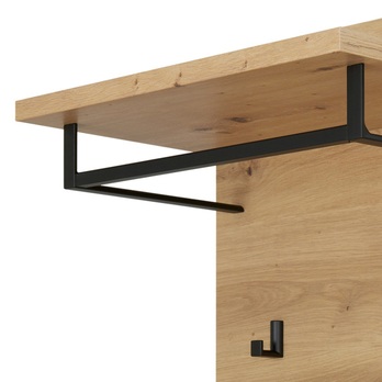 Predsieňový panel  MEMPHIS III dub artisan/grafitová 3