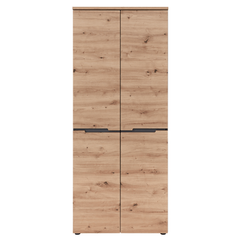 Skriňa na topánky MEMPHIS III dub artisan/grafitová 4