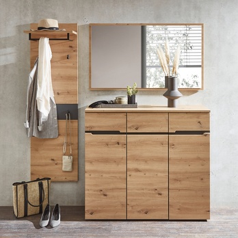 Predsieňový panel  MEMPHIS III dub artisan/grafitová 7