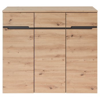 Skrinka na topánky/komoda MEMPHIS III dub artisan, šírka 120 cm 3