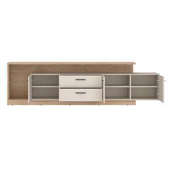 TV komoda MEOLO 02 dub krémový torro/kašmírová 1