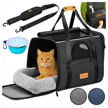 Taška na mačky MEOW 2 čierna 1
