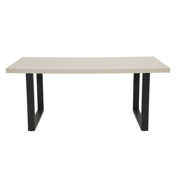 Jedálenský stôl MERAN kašmírová/čierna 2