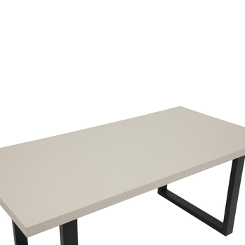 Jedálenský stôl MERAN kašmírová/čierna 3