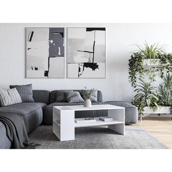 Konferenčný stolík MERCAO biela 1