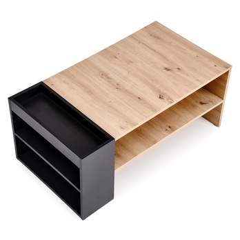 Konferenčný stolík MERCAO dub artisan/čierna 3