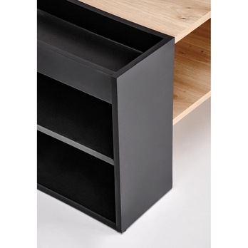 Konferenčný stolík MERCAO dub artisan/čierna 7