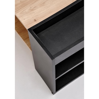 Konferenčný stolík MERCAO dub artisan/čierna 8