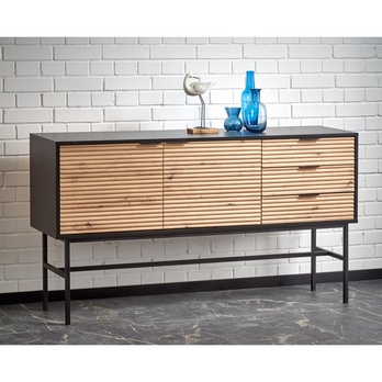 Komoda MERONU 2 dub artisan/čierna 1