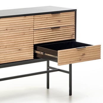 Komoda MERONU 2 dub artisan/čierna 7