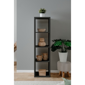 Regál MERRICK 2 antracitová 1