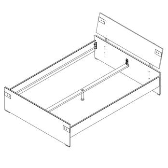 Posteľ MERSEY 140x200 cm 2