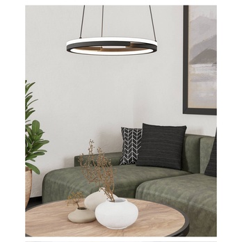 Závesné svietidlo MEZZOMONTE čierna 1