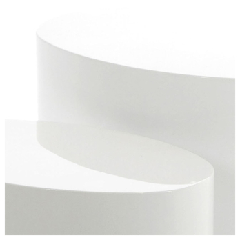 Súprava konferenčných stolíkov MICE biela, 2 ks 4