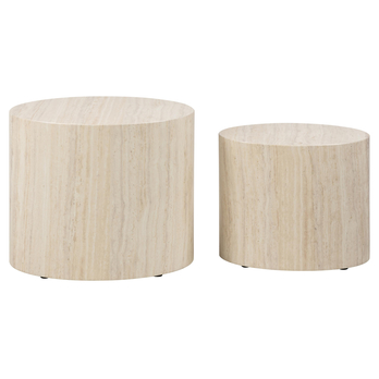 Súprava konferenčných stolíkov MICE travertín, 2 ks 3